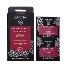 Apivita Express Beauty ránctalanító szemmaszk szőlővel 2x2ml