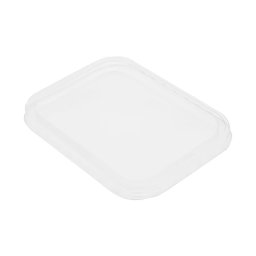 Elviteles doboz tető szögletes 500-750 ml svédtálhoz PP 100 db/csomag, natúr