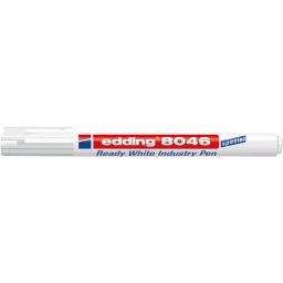 EDDING Alkoholos marker, 1-3 mm, kúpos, ipari, EDDING "8046", fehér