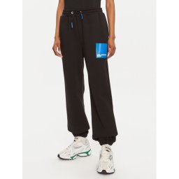 Karl Lagerfeld Jeans Melegítő alsó 245J1000 Fekete Relaxed Fit
