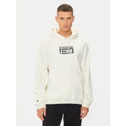 Converse Pulóver M Cons Hoodie 10026148-A10 Ekru Regular Fit