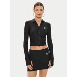 Puma Pulóver DUA LIPA 536633 Fekete Slim Fit