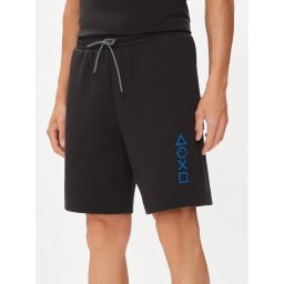 Puma Sport rövidnadrág PLAYSTATION 624691 Fekete Regular Fit