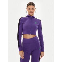 Puma Pulóver DUA LIPA 536628 Lila Slim Fit