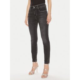Guess Farmer W4YA25 D5DY1 Fekete Slim Fit