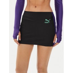Puma Miniszoknya DUA LIPA 536635 Fekete Slim Fit