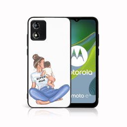 PROTEMIO MY ART Védőburkolat: Motorola Moto E13 SUPERMOM (112)