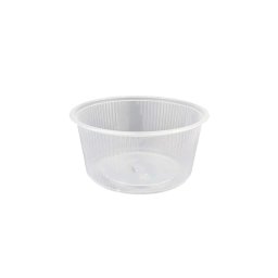 Elviteles doboz alj, kerek, Hagner/Imbisz 300 ml 50 db/csomag, natúr
