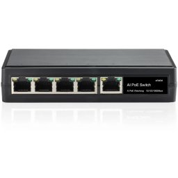 5 portos POE SWITCH , 1 Poe in + 4 Poe out 5 Gigabitport