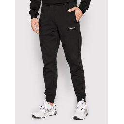 Calvin Klein Melegítő alsó Micro Logo K10K109940 Fekete Relaxed Fit