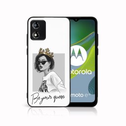 PROTEMIO MY ART Védőburkolat: Motorola Moto E13 QUEEN (139)