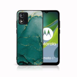 PROTEMIO MY ART Védőburkolat: Motorola Moto E13 GREEN MARBLE (145)