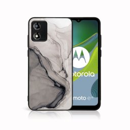 PROTEMIO MY ART Védőburkolat a Motorola Moto E13-hoz BLACK INK (146)