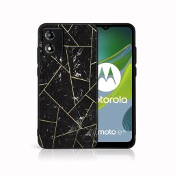 PROTEMIO MY ART Védőburkolat a Motorola Moto-hoz E13 POLYGONAL (150)
