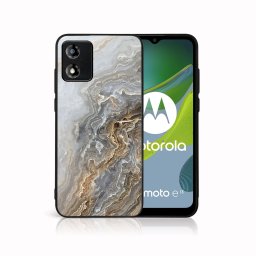 PROTEMIO MY ART Védőburkolat a Motorola Moto-hoz E13 BÉZS (151)
