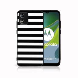 PROTEMIO MY ART Védőburkolat a Motorola Moto-hoz E13 LINES (169)