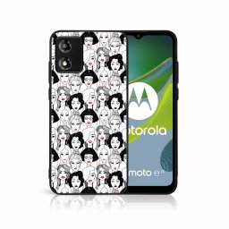 PROTEMIO MY ART Védőburkolat a Motorola Moto E13 RÚZS (174) számára