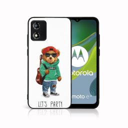 PROTEMIO MY ART Védőburkolat a Motorola Moto E13 BEAR (177) számára