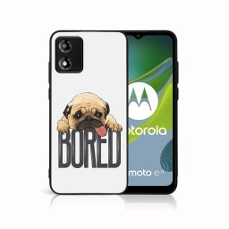 PROTEMIO MY ART Védőburkolat a Motorola Moto-hoz E13 BORED (178)