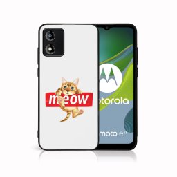 PROTEMIO MY ART Védőburkolat a Motorola Moto-hoz E13 MEOW (183)