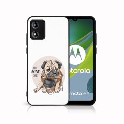 PROTEMIO MY ART Védőburkolat a Motorola Moto-hoz E13 SEA COFFEE (184)