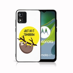 PROTEMIO MY ART Védőburkolat a Motorola Moto E13-hoz SLOTH (188)