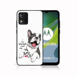 PROTEMIO MY ART Védőburkolat a Motorola Moto-hoz E13 SMILE (189)