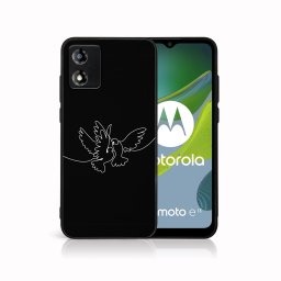 PROTEMIO MY ART Védőburkolat a Motorola Moto E13-hoz WHITE DOVE (195)