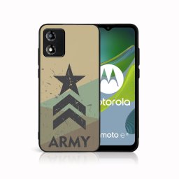 PROTEMIO MY ART Védőburkolat a Motorola Moto E13-hoz ARMY (236)