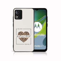 PROTEMIO MY ART Védőburkolat a Motorola Moto-hoz E13 WILD HEART (241)