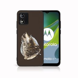 PROTEMIO MY ART Védőburkolat a Motorola Moto-hoz E13 HOWL (244)