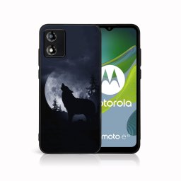 PROTEMIO MY ART Védőburkolat a Motorola Moto E13 WOLF (247) számára