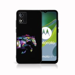 PROTEMIO MY ART Védőburkolat Motorola Moto E13 HORSE (249) számára