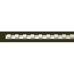 FELLOWES Spirál, műanyag, 6 mm, 10-20 lap, FELLOWES, 100 db, fehér