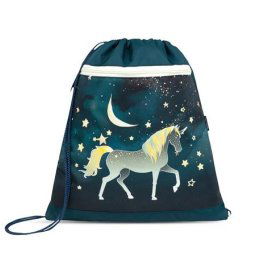 BELMIL Tornazsák, BELMIL "Sparkling Unicorn", kék, unikornis
