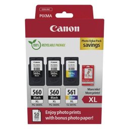 Canon PG-560 (3712C012) - eredeti patron, black + color (fekete + színes)