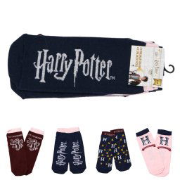 HOGWARTS zokni kék-rózsaszín, 4 pár - többféle méretben Méret: 35 - 38