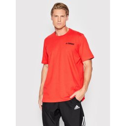adidas Póló Terrex Mountain Graphic HE1766 Piros Regular Fit