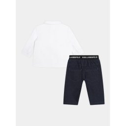 Karl Lagerfeld Kids Ing és szövetnadrág szett Z30135 M Színes Regular Fit