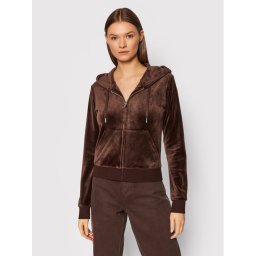 Juicy Couture Pulóver Robertson JCAP176 Barna Slim Fit