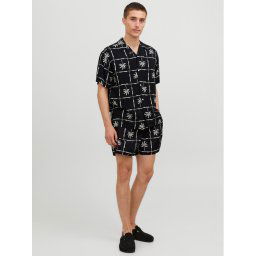 Jack&Jones Ing Jorluke 12255727 Fekete Relaxed Fit