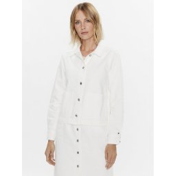 Tommy Hilfiger Farmer kabát WW0WW37625 Fehér Regular Fit