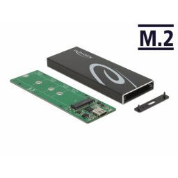 M.2 SATA SSD Külső ház USB Type-C