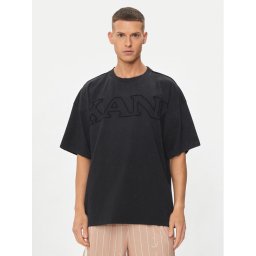 Karl Kani Póló Retro Washed Distressed 6060324 Fekete Boxy Fit