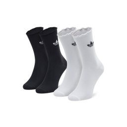 adidas 2 pár hosszú szárú unisex zokni Ruffle Crw 2Pp HC9532 Fekete