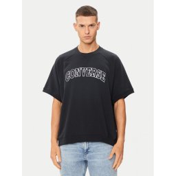 Converse Póló M Retro Chuck Ss Crew 10026428-A01 Fekete Regular Fit