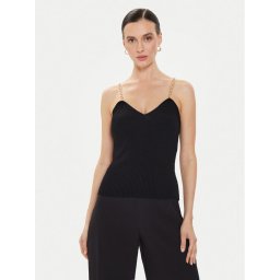 Morgan Felső 241-MUSTO Fekete Slim Fit