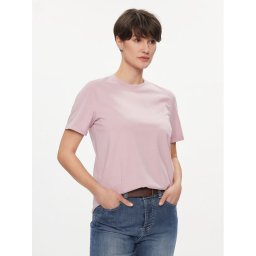 Pieces Póló Ria 17086970 Rózsaszín Regular Fit