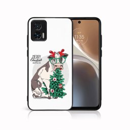 PROTEMIO MY ART Karácsonyi dizájnú borító Motorola Edge 30 Neo MERRY CHRISTMAS (074)