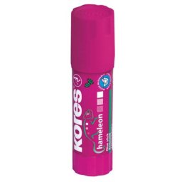 KORES Ragasztóstift, 15 g, elszíntelenedő, KORES "Chameleon", lila